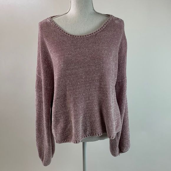 Lilac Knit Sweater - Picture 1 of 7
